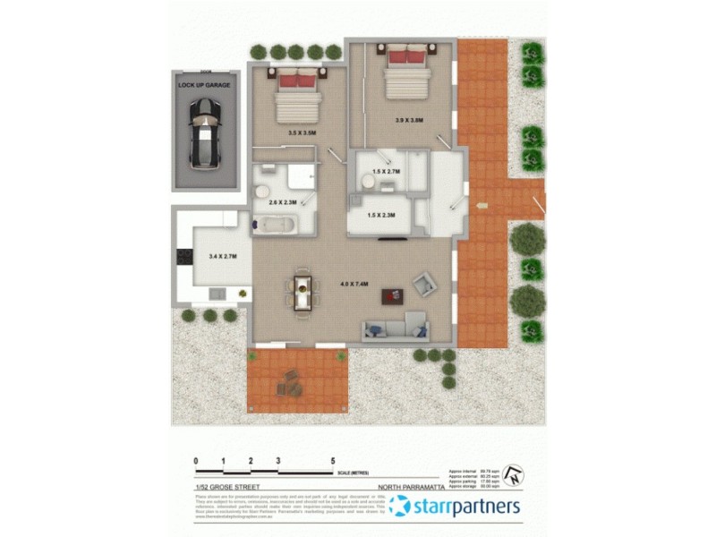 1/52 Grose Street, North Parramatta NSW 2151 Floorplan