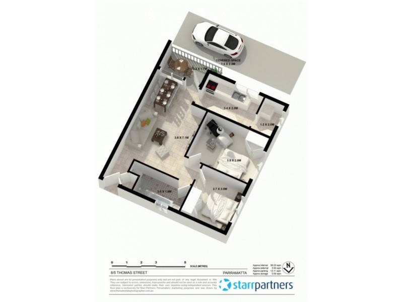 8/5 Thomas St, Parramatta NSW 2150 Floorplan