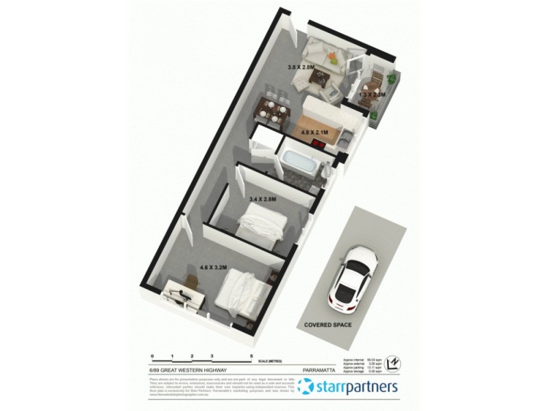 6/89 Great Western Highway, Parramatta NSW 2150 Floorplan