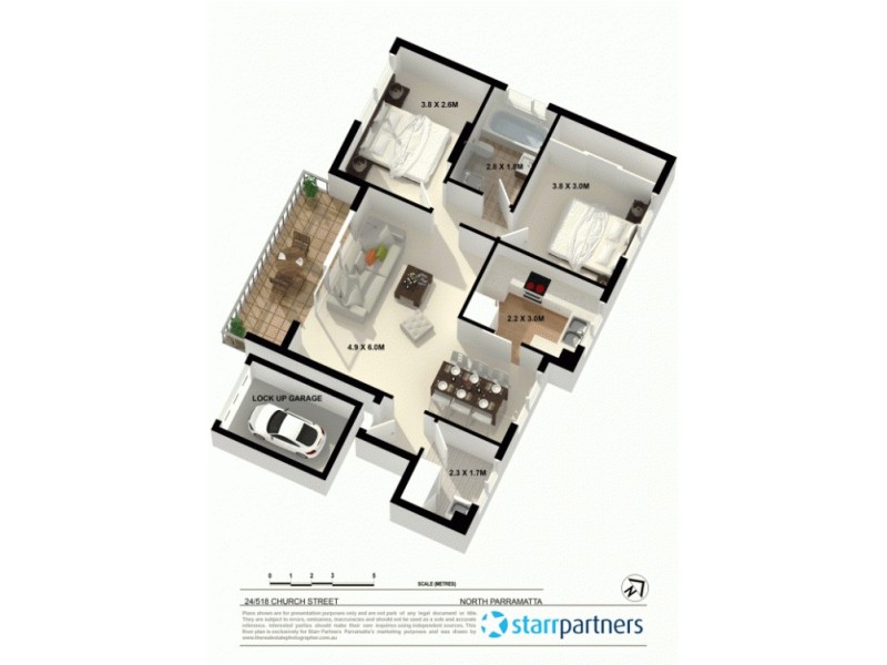 24/518 Church Street, North Parramatta NSW 2151 Floorplan