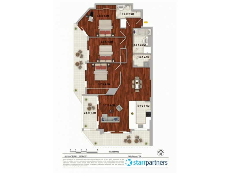 131/3 Sorrell Street, Parramatta NSW 2150 Floorplan