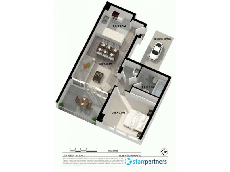 2/34 Albert St, North Parramatta NSW 2151 Floorplan