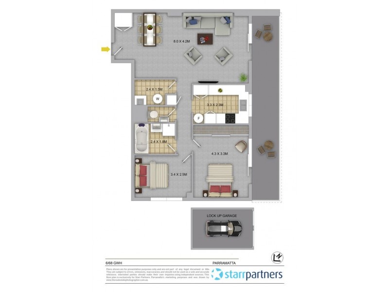 6/68 Great Western Highway, Parramatta NSW 2150 Floorplan