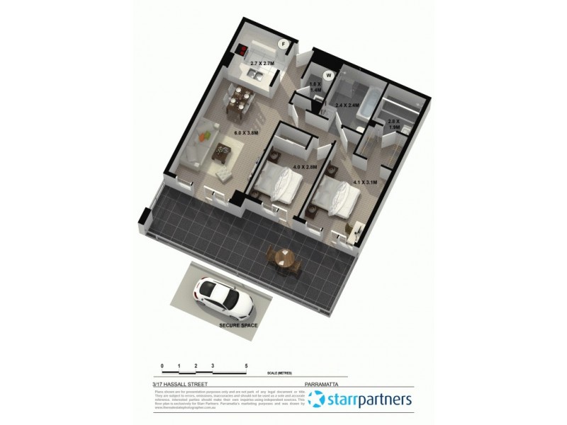 3/17 Hassall Street, Parramatta NSW 2150 Floorplan