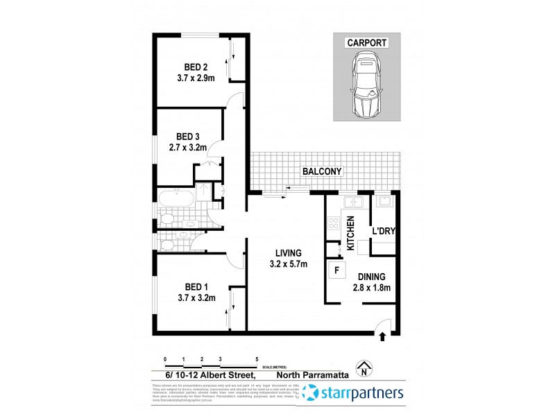 6/10-12 Albert Street, North Parramatta NSW 2151 Floorplan