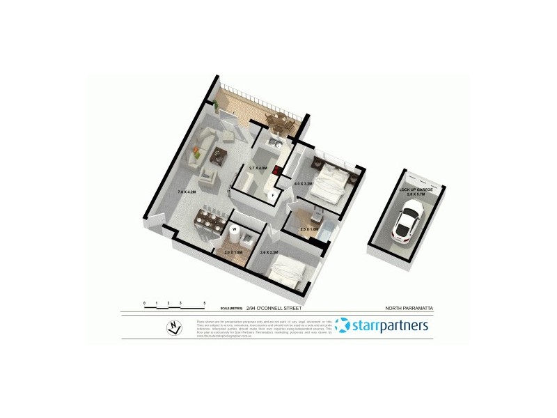 2/94 O’Connell Street, North Parramatta NSW 2151 Floorplan