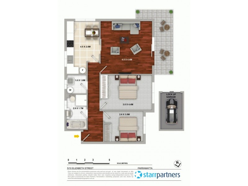 5/10 Elizabeth Street, Parramatta NSW 2150 Floorplan