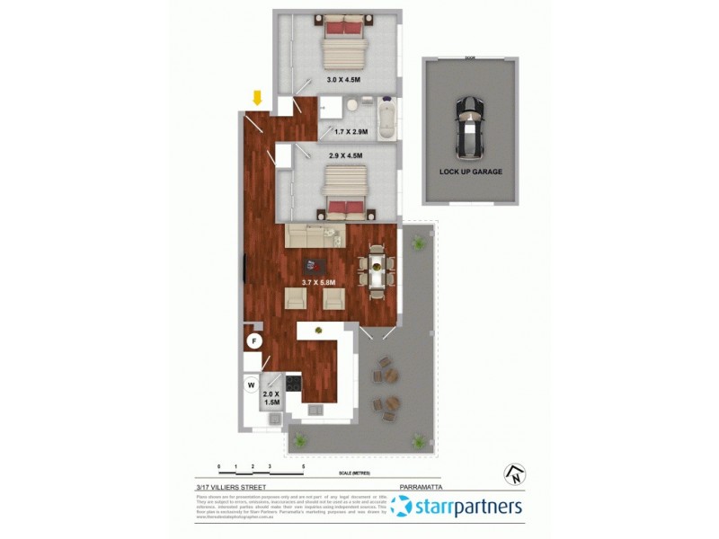 3/17 Villiers Street, Parramatta NSW 2150 Floorplan