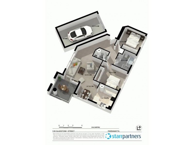 1/30-34 Gladstone Street, North Parramatta NSW 2151 Floorplan