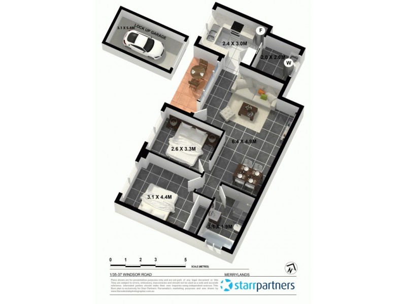 1/35-37 Windsor Road, Merrylands NSW 2160 Floorplan