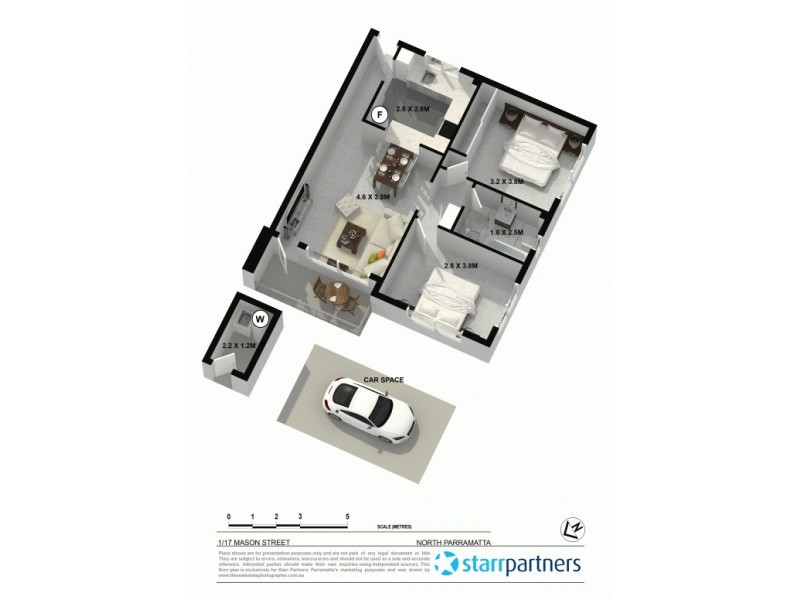 1/17 Mason Street, North Parramatta NSW 2151 Floorplan