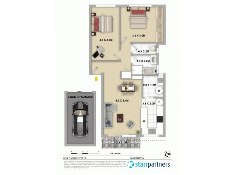 19/14 Thomas Street, Parramatta NSW 2150 Floorplan