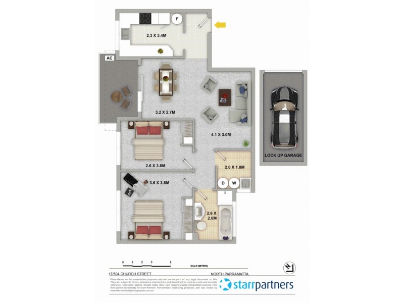 17/504 Church Street, North Parramatta NSW 2151 Floorplan