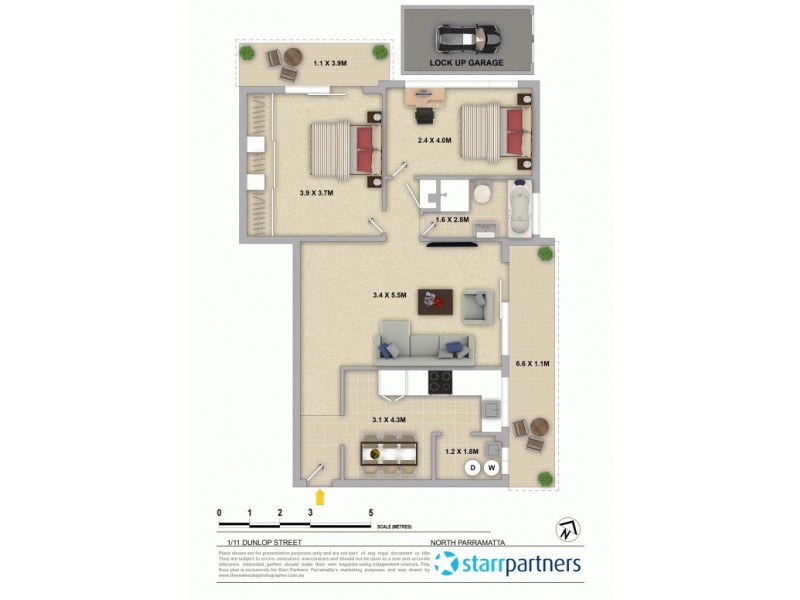 1/11-13 Dunlop Street, North Parramatta NSW 2151 Floorplan