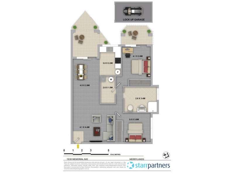 15/30-36 Memorial Avenue, Merrylands NSW 2160 Floorplan