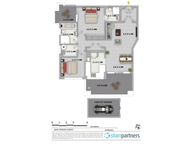 24/45-55 Virginia Street, Rosehill NSW 2142 Floorplan