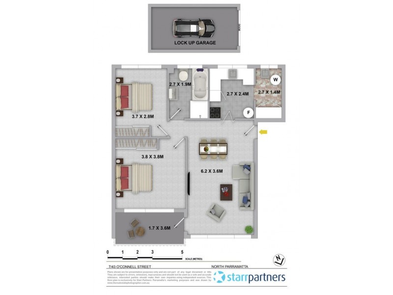 7/43 O’Connell Street, Parramatta NSW 2150 Floorplan