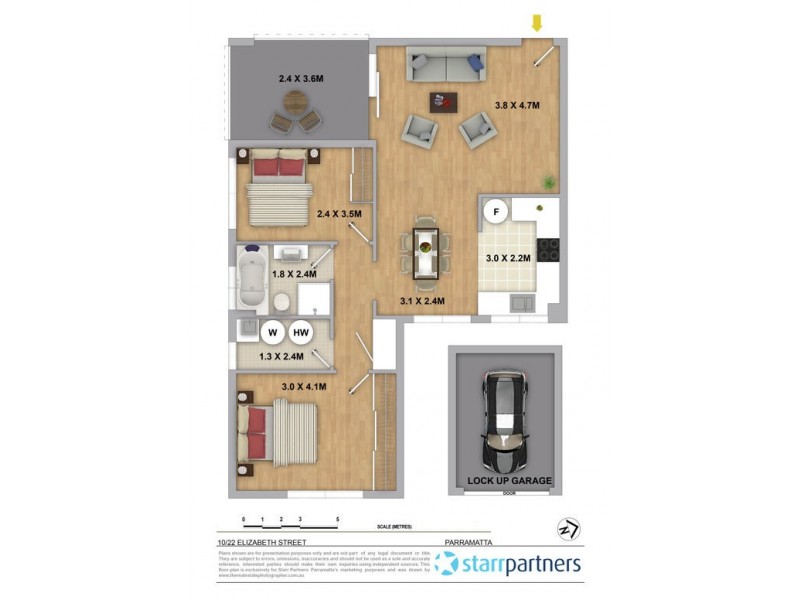 10/22-24 Elizabeth Street, Parramatta NSW 2150 Floorplan