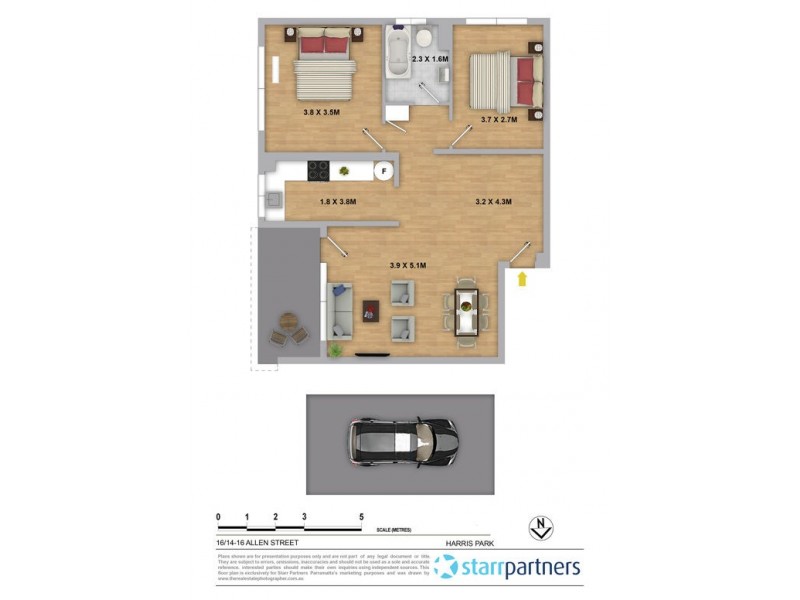 16/14-16 Allen Street, Harris Park NSW 2150 Floorplan