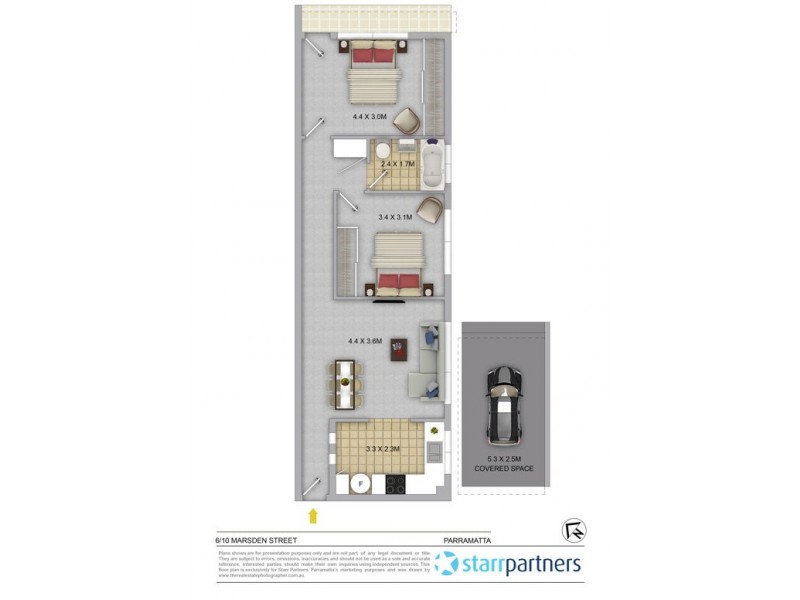 6/10 Marsden Street, Granville NSW 2142 Floorplan