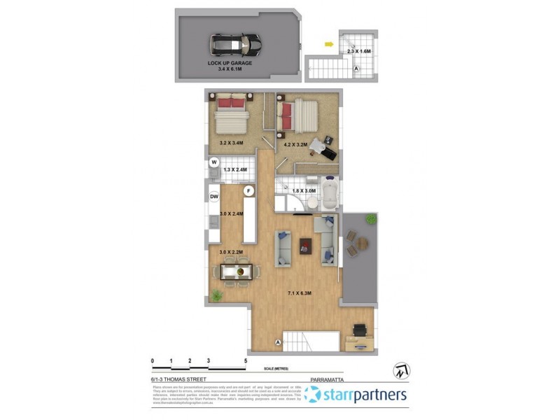 6/1-3 Thomas Street, Parramatta NSW 2150 Floorplan