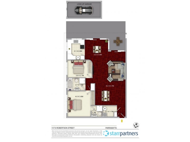 11/7-9 Robertson Street, Parramatta NSW 2150 Floorplan