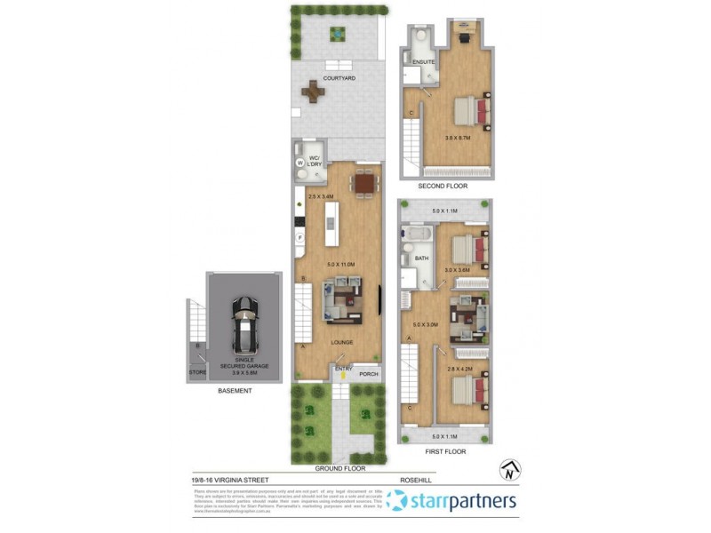 19/8-16 Virginia Street, Rosehill NSW 2142 Floorplan