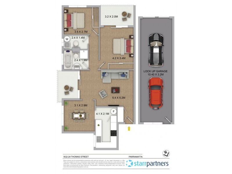 9/22-24 Thomas Street, Parramatta NSW 2150 Floorplan