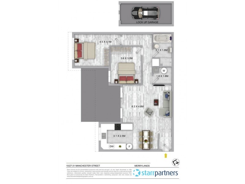 10/27-31 Manchester Street, Merrylands NSW 2160 Floorplan