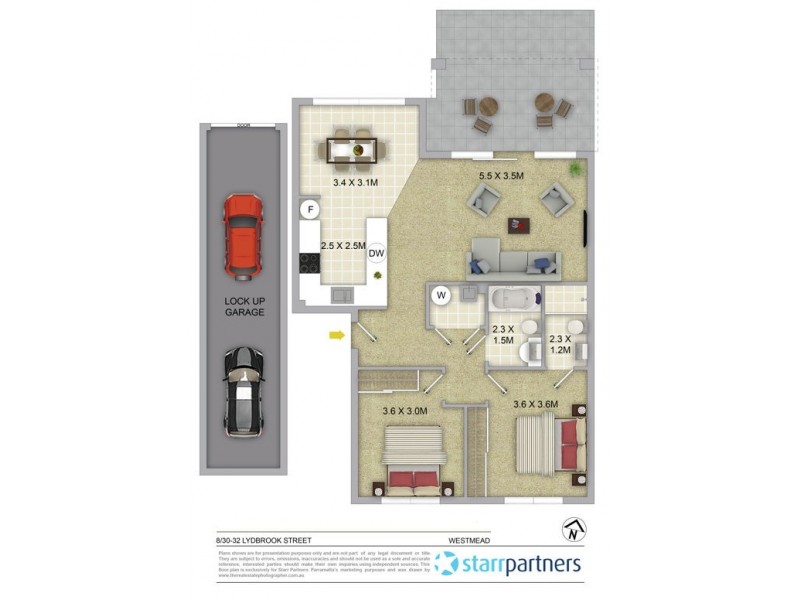 8/30-34 Lydbrook Street, Westmead NSW 2145 Floorplan