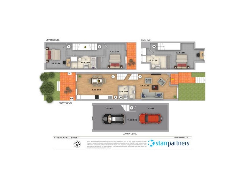 3/15 Brickfield Street, North Parramatta NSW 2151 Floorplan