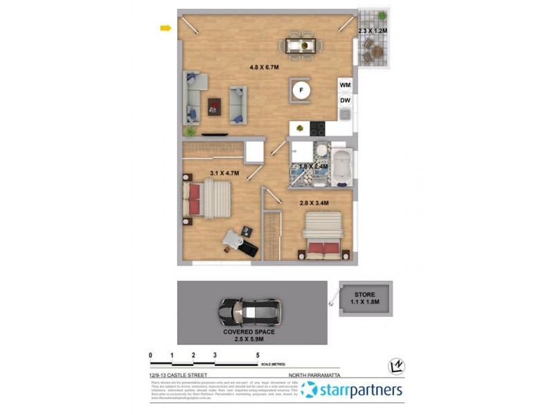 12/9-13 Castle Street, North Parramatta NSW 2151 Floorplan