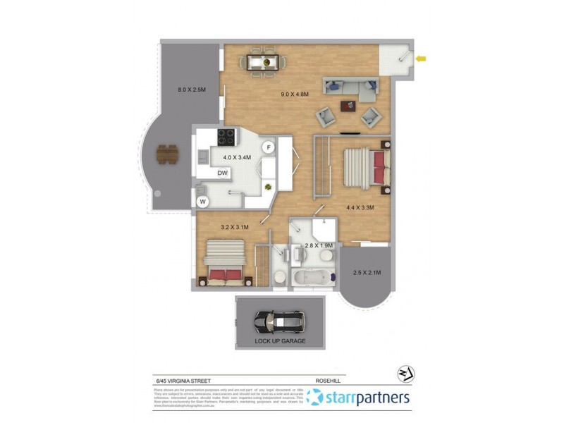 6/45-55 Virginia Street, Rosehill NSW 2142 Floorplan