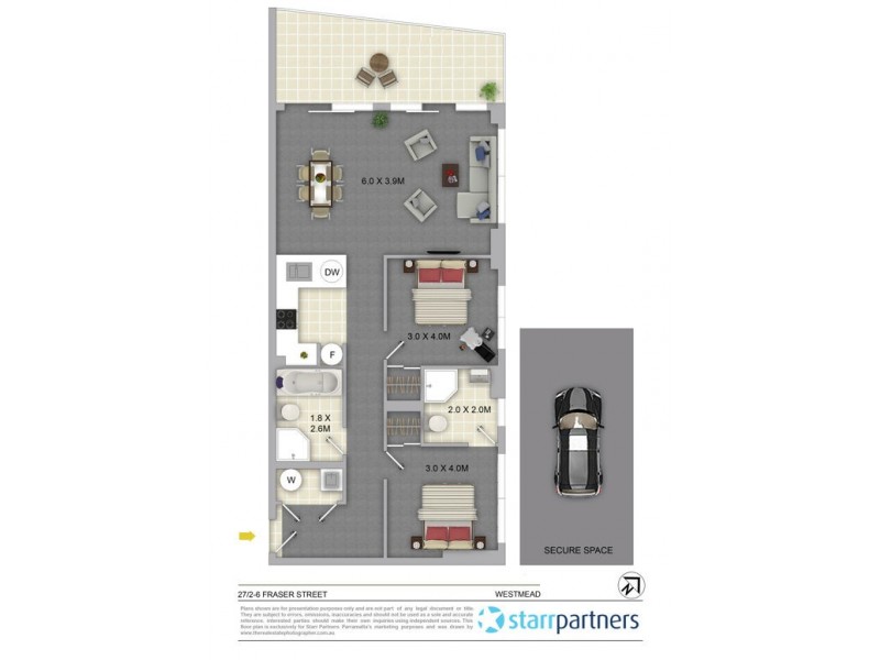27/2-6 Fraser Street, Westmead NSW 2145 Floorplan