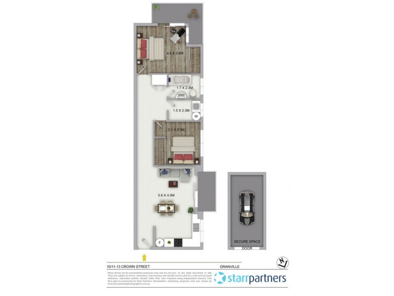 10/11-13 Crown Street, Granville NSW 2142 Floorplan