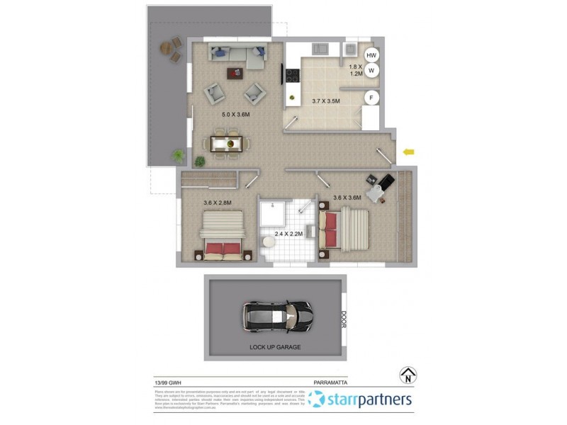 13/99 Great Western Highway, Parramatta NSW 2150 Floorplan