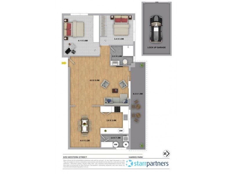 8/53 Weston St, Harris Park NSW 2150 Floorplan