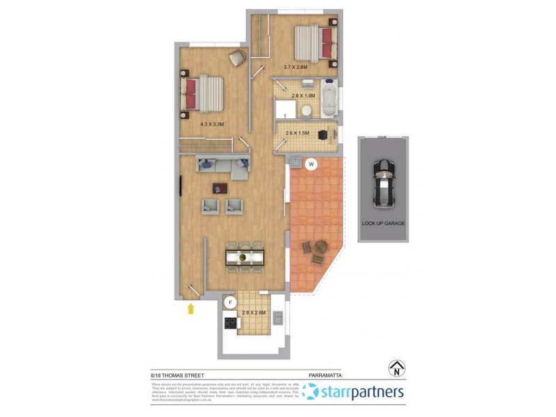 8/18 Thomas Street, Parramatta NSW 2150 Floorplan