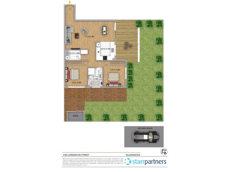 4/46-48 Carnarvon Street, Silverwater NSW 2128 Floorplan