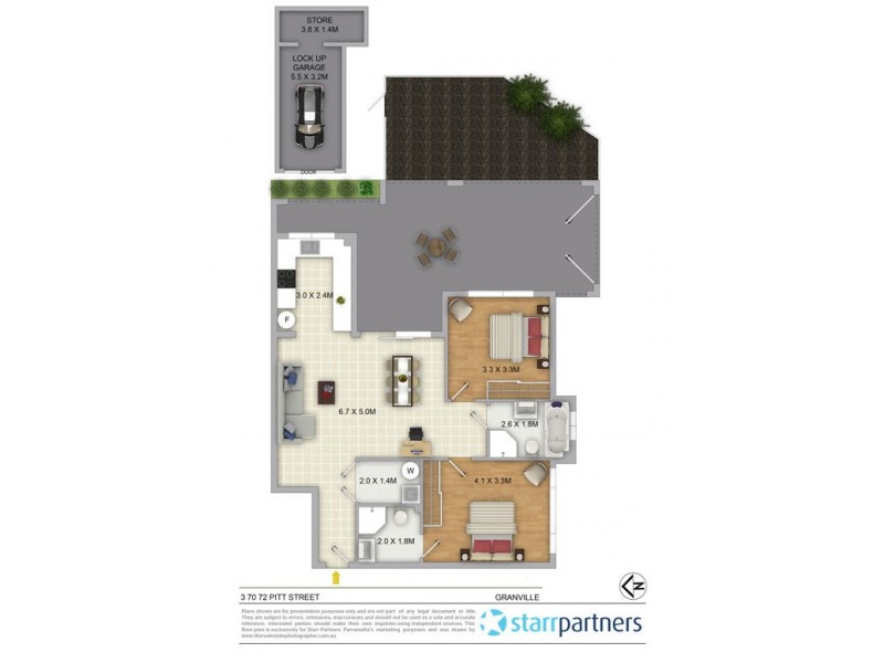 3/70-72 Pitt Street, Granville NSW 2142 Floorplan