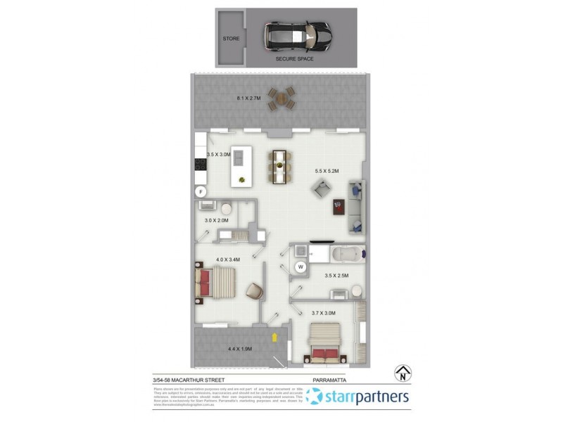 33/54-58 Macarthur Street, Parramatta NSW 2150 Floorplan