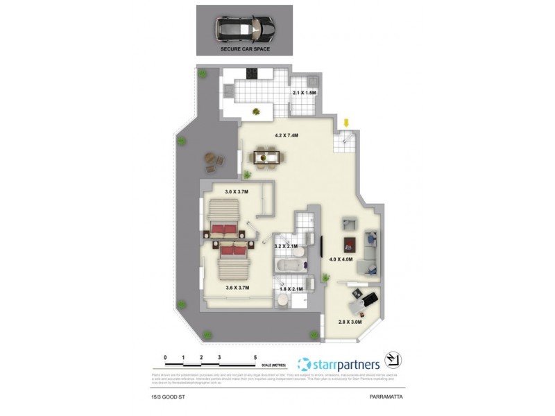 15/3 Good Street, Parramatta NSW 2150 Floorplan