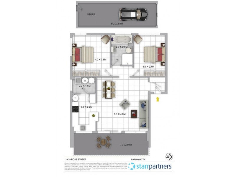 19/39-41 Ross Street, North Parramatta NSW 2151 Floorplan