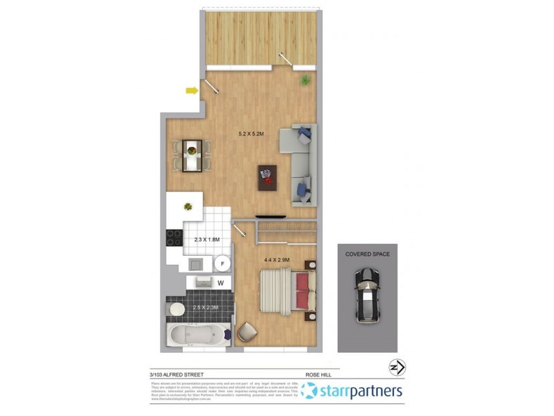 3/103 Alfred Street, Rosehill NSW 2142 Floorplan