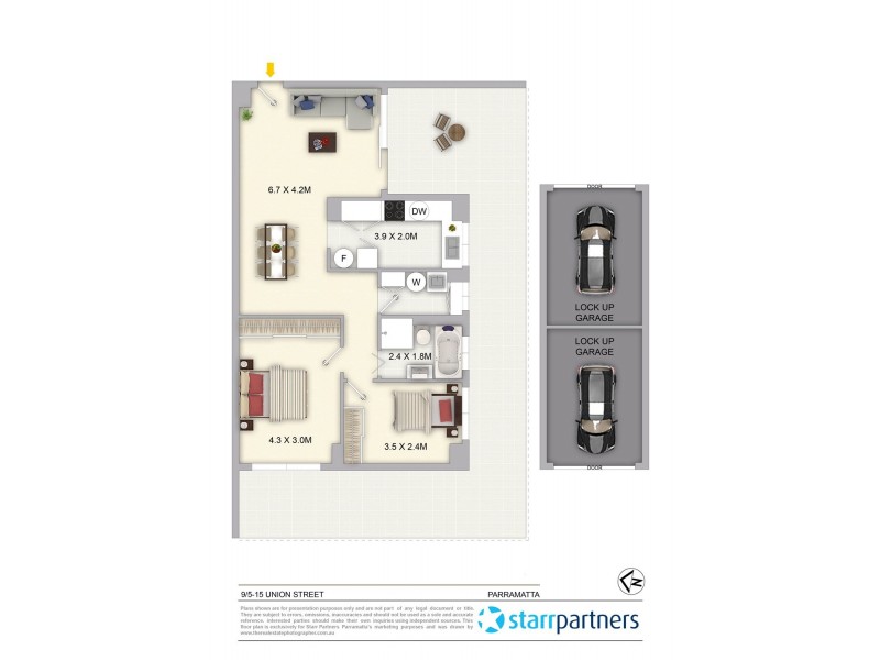 9/5-15 Union Street, Parramatta NSW 2150 Floorplan