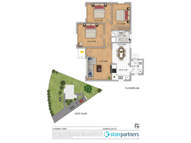 8 Rumsey Crescent, Dundas Valley NSW 2117 Floorplan