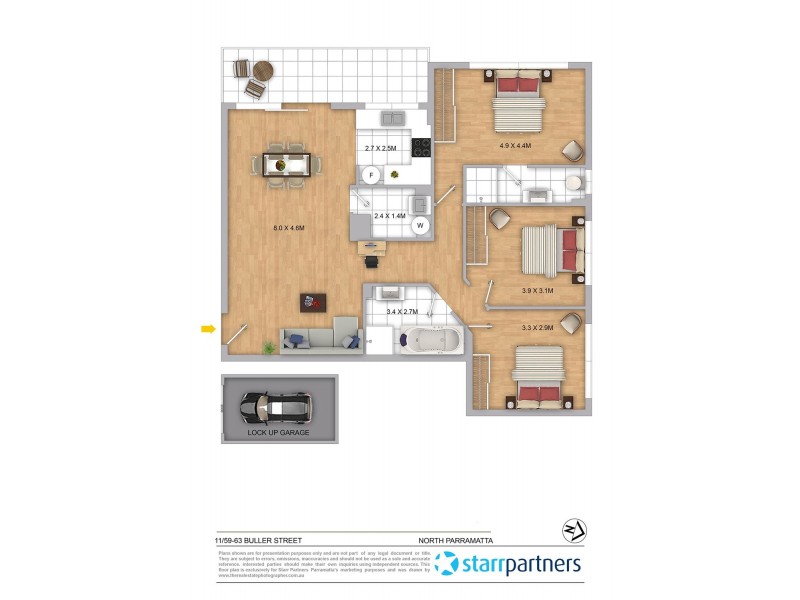 11/59-63 Buller Street, North Parramatta NSW 2151 Floorplan