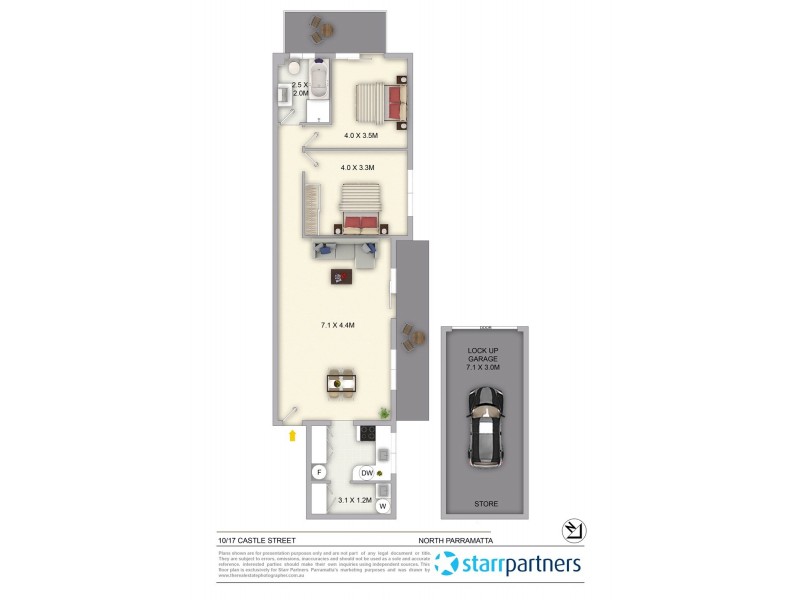 10/17 Castle Street, North Parramatta NSW 2151 Floorplan