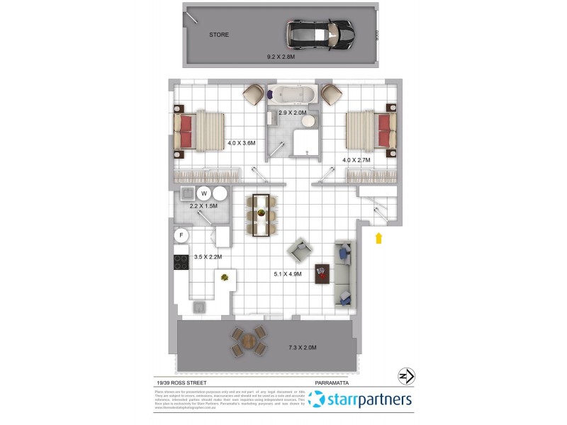 19/39-41 Ross Street, North Parramatta NSW 2151 Floorplan