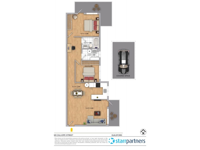 9/8 Calliope Street, Guildford NSW 2161 Floorplan